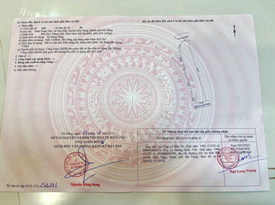 BÁN GẤP LÔ ĐẤT ĐẸP HIẾM HOÀ BẮC - TỰA NÚI HƯỚNG SÔNG - CHỈ 10 TRIỆU/M