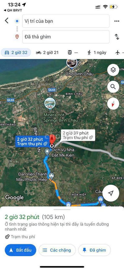 Bán gấp 8 xào bình châu xuyên mộc gần biển HỒ TRÀM