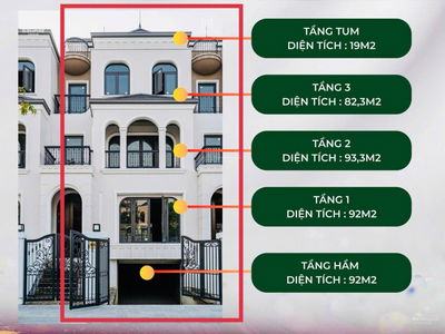 TRỰC TIẾP GIÁ CĐT -BIỆT THỰ CIPUTRA CÓ HẦM XE RIÊNG, TT 30% GIÁ TRỊ BÀN GIAO NGAY, ĐÃ CÓ SỔ, CK 11%