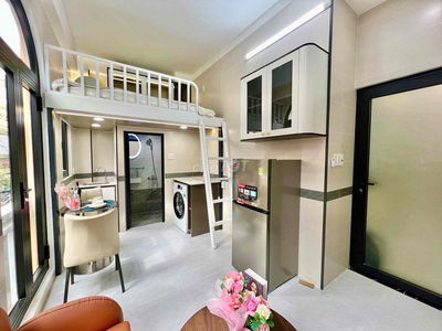 KHAI TRƯƠNG CHO THUÊ TRỌ DUPLEX NỘI THẤT CAO CẤP THANG MÁY