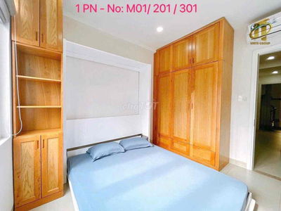 Trống 1PN Cửa sổ, Full Nội Thất như hình gần hàngxanh, hẻm ôtô an ninh