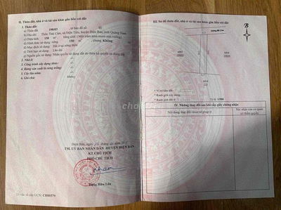 Bán đất điện tiến điện bàn đà nẵng  Sác đường 605. trục thông