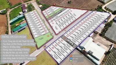 Đất đường nhựa ngay thị trấn mà 630 triệu