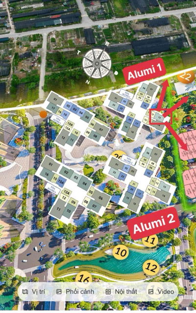 Bán căn 2PN góc Alumi giá gốc CĐT, view ngoài không chắn, tầng trung đẹp, lựa chọn đầu tư an toàn