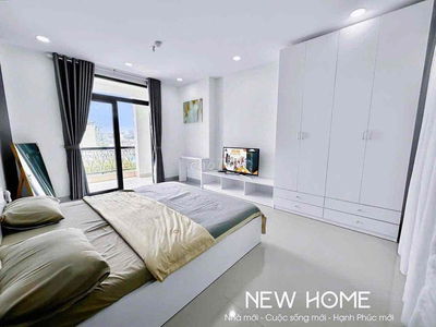 •CĂN HỘ CHO THUÊ BANCOL - 1 PHÒNG NGỦ NGAY PHAN ĐĂNG LƯU HẦM XE BẢO VỆ