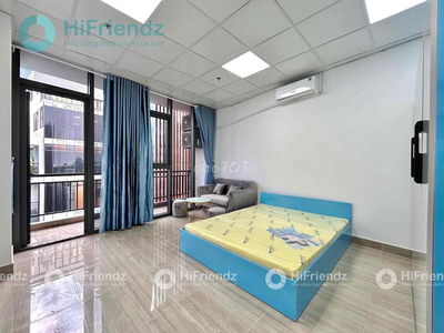 🔥CĂN HỘ 1PN BAN CÔNG MỚI 100%-FULL NỘI THẤT,MÁY GIẶT RIÊNG-KHU SÂN BAY