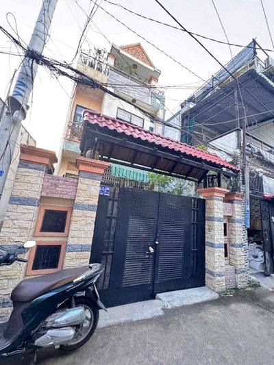 Nhà 3 tấm sát nhà thờ chợ cầu q12, sổ hồng riêng, giá 6,5 tỷ