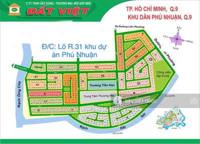 Môi giới chuyên nghiệp đất nền Phú Nhuận, Phước Long B, TP. Thủ Đức ĐT 0914,920,202, lô R31 dự án