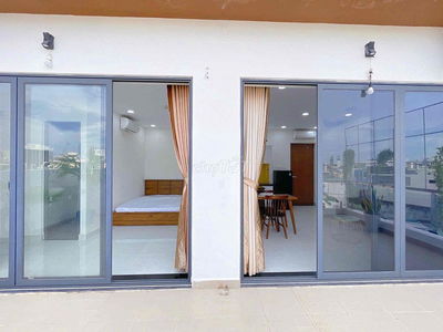 CĂN HỘ 1 PHÒNG NGỦ 1 PHÒNG KHÁCH - BAN CÔNG SIÊU RỘNG Ở BÌNH THẠNH