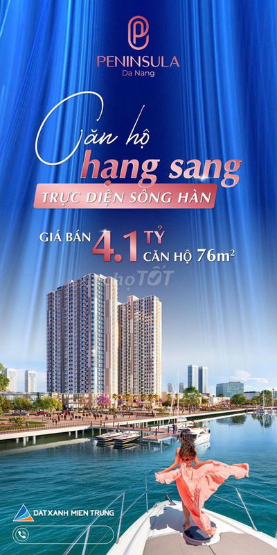 CHỈ 4,1 TỶ SỞ HỮU NGAY  CĂN HỘ  PENINSULA GIÁ TỐT - 1 CĂN ***