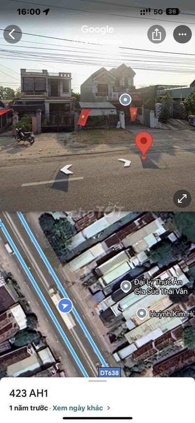 bán lô đất mặt tiền quốc lộ 1A, gần sân bay phù cát, dt lớn 150m2