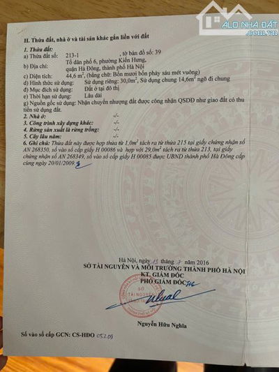 Chính Chủ Bán Nhà Lô Góc - Kiến Hưng - Vị trí Trung tâm Giá 6 tỷ 9