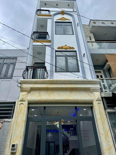 BÌNH TÂN 4 TẦNG - HẺM XT 5ty5- NHÀ MỚI ĐÉT BTCT - 4X14 SHR VUÔNG VỨC