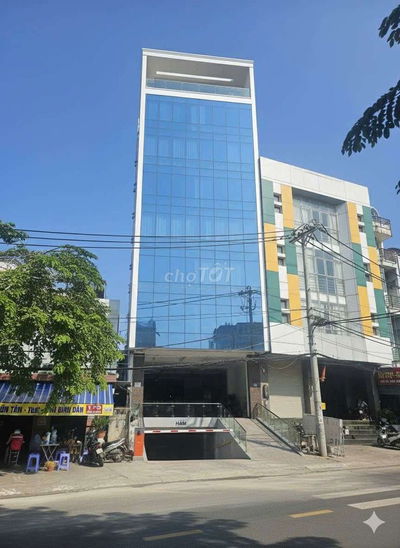 Building góc 2mt 9x16m mới 1000m2 Hầm 6 lầu