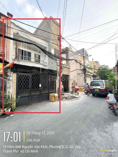 VỊ TRÍ ĐẸP sát MẶT TIỀN Nguyễn Văn Khối (4 x 14) hẻm Xe Tải 6m