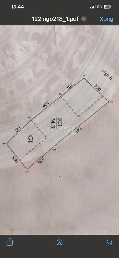 Bán nhà 2 tầng phố Khâm Thiên sổ đỏ 34.3m2 thực tế 37m2 Giá nhỉnh 7 tỷ