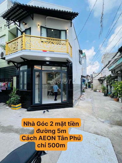 Nhà Góc 2 Mặt Tiền Cách AEON Tân Phú 500m (CHÍNH CHỦ. CHÍNH CHỦ)