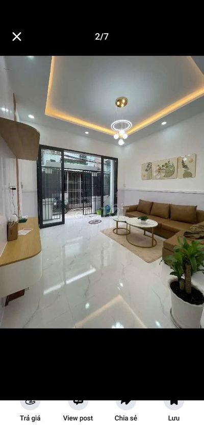 Nhà 4x12m 4PN đường 14b bhha Bình Tân gần đường số 14 Lê Văn Quới