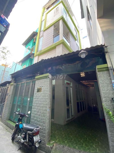 hẻm thông đường Trần văn thành p8q8 4,5 x10 3,5 lầu, phun nội thất