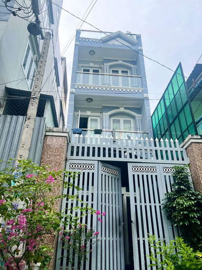 Nhà 3 Lầu 4x20m, hẽm 8m A.D.Vương p.Bình Phú mới gần V.V.Kiệt