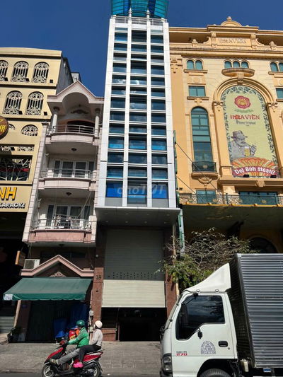 Cho thuê tòa VP đường Phổ Quang,Tân Bình.(2 Hầm+ 10 lầu + thang máy)