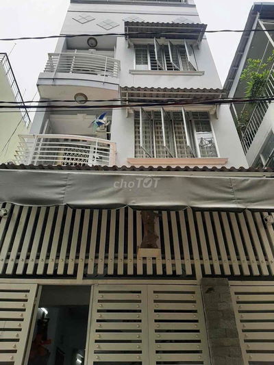 Hẻm xe tải CMT8 - Bành Văn Trân 5 tầng BTCT 60m2 đẹp ở ngay, Sổ vuông.