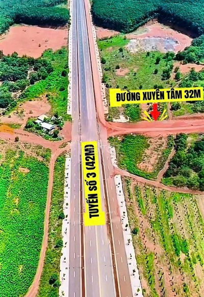 220m² 100m thổ cư mặt tiền đường xuyên tâm kế bên  CHÍNH CHỦ Giá 100%