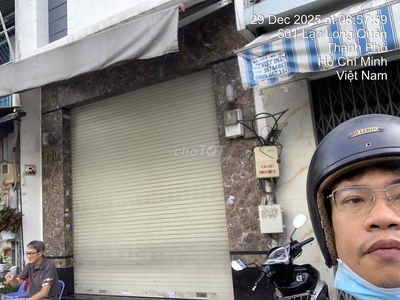 TẾT.. CHỦ BÁN GẤP NHÀ MẶT TIỀN - LẠC LONG QUÂN - TÂN BÌNH - 6.X TỎI.TL