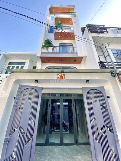 Hẻm 8m nhà mới 5tấm đúc Phan Huy Ích-Tân Bình