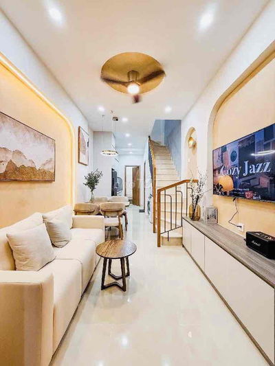 Nhất chi mai, hẻm xe tải, 2 tầng nhà đẹp 30m2, 3pn 2wc, full nội thất