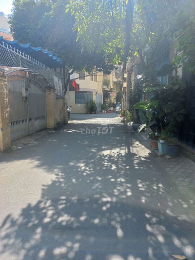 Nhỉnh120 tr/M bán đất tặng nhà kiên cố  Bình Thạnh Giáp Q1 2 mặt HXH