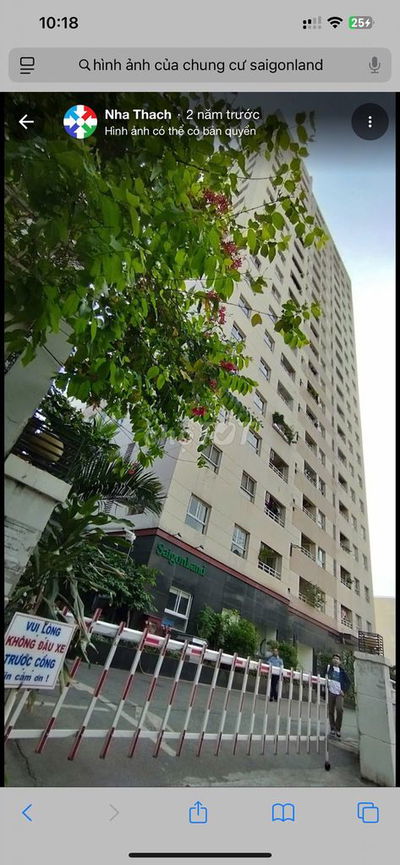 cc saigonland đường Nguyễn Gia Trí góc 3pn cần bán