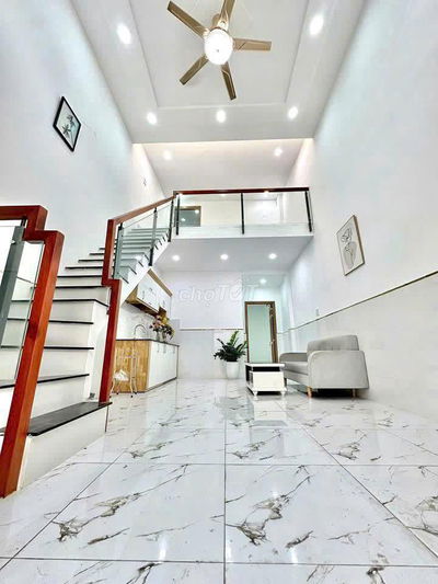 CHỈ 1,65 TỶ CÓ NGAY NHÀ XÂY MỚI KC 1 LẦU, 2PN NGAY DS6, BÌNH TÂN