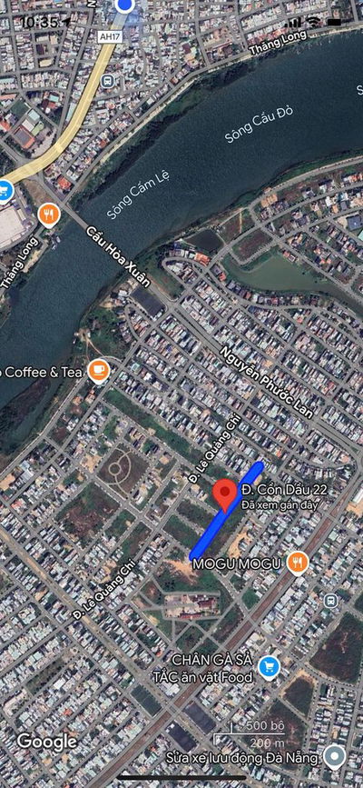 Bán đất MT đường 7m5 Cồn Dầu 22, Gần cầu Hòa Xuân, giá 6 tỷ 750 tl