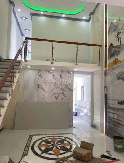 Bán nhà đẹp LK 4_5 góc 2MT ko lộ giới hẻm DT:4,5+15m 1T 1 lửng 3pn 2w