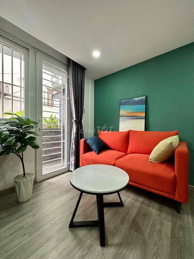 Căn Hộ Cao Cấp 1PN - Balcon - Máy Giặt Riêng - Thang Máy - Hầm Xe