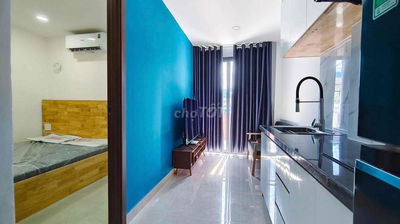 Thang Máy - Hầm Xe - CHDV 1PN Balcony 40m2 - Hoàng Sa Quận 3