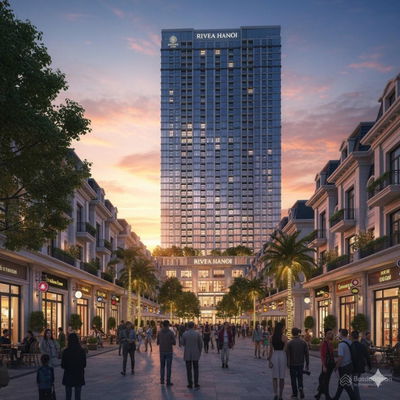 Duplex, căn hộ RIVEA HANOI VIEW SÔNG HỒNG Liền kề Times City,Sổ đỏ lâu dài, Chiết khấu tới 21%