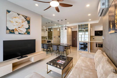 Cho thuê chung cư Topaz Home.DT: 76m2. 3PN.Giá: 8tr/th. full đồ