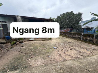 đất diện tích lớn 152m2 ngang 8m vuông vức