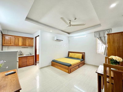 CĂN HỘ LÊ VĂN SỸ 30m2 MÁY GIẶT RIÊNG, FULL TIỆN NGHI, BẢO VỆ 24/24