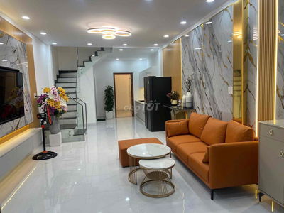 Nhà mới đường Nguyễn Bình, 1 trệt 1 lầu, hẻm xe hơi