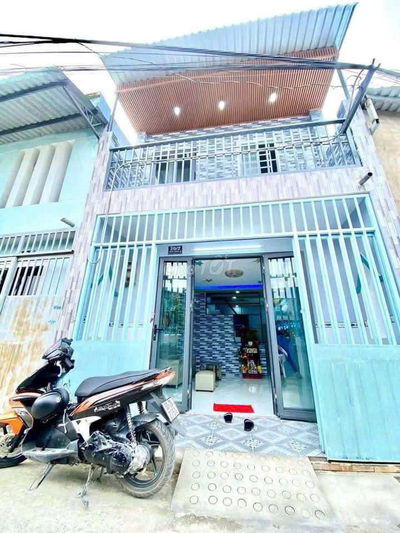 NHÀ MỚI 100%🫰1 TRỆT 1 LẦU 4M×10M.HẺM XE HƠI KHU DÂN CƯ