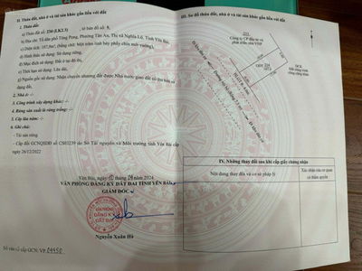 Bán đất tại Tổ dân phố Tông Pọng, Tân An, Nghĩa Lộ, Yên Bái