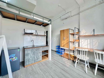 Phòng trọ giá rẻ Q6 có gác full nội thất cửa sổ trời gần Đầm Sen