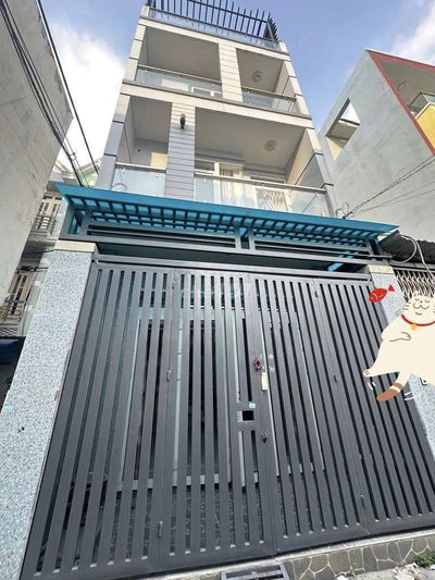 Q12 . Nhà 4 Tầng. Hẻm xe hơi