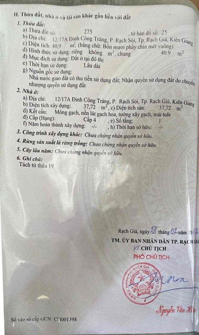 BÁN NHÀ 100% THỔ CƯ, SỔ ĐỎ 1 CHỦ ***