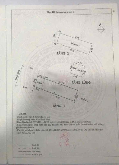 Nhà MT giá 7tỷ5 sát Nguyễn Sơn-luỹ bán Bích-Tân Phú