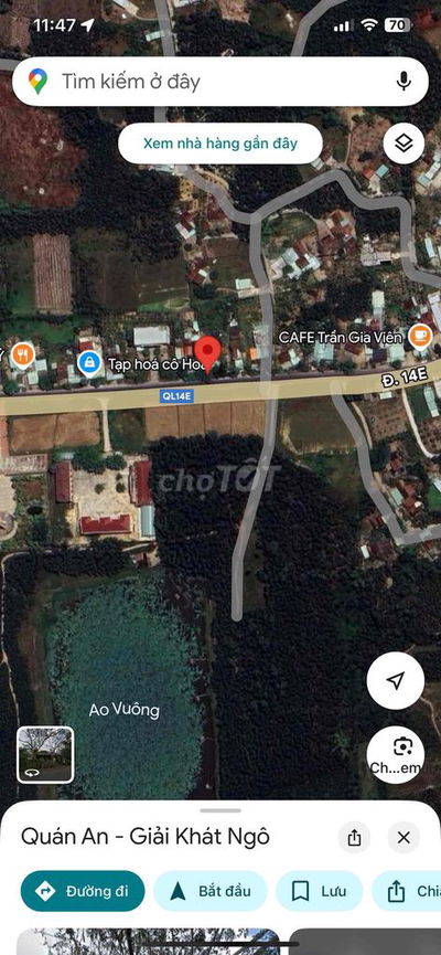 bán đất quốc lộ 14e đối diện công an xã đồng dương