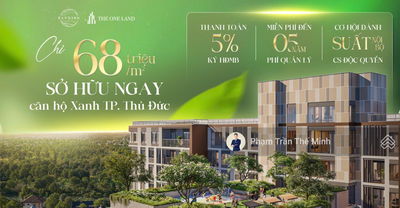 Căn hộ TP.HCM đã có giấy phép mở bán. Đơn giá 68tr/m2 thanh toán 5% kí HĐMB, tặng đến 5 năm PQL